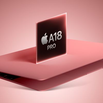 Low Cost A18 Pro MacBook Feature Pink