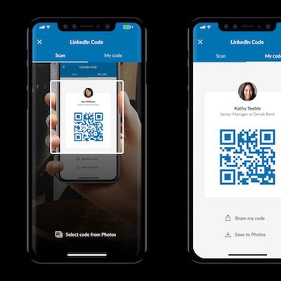 linkedin qr codes