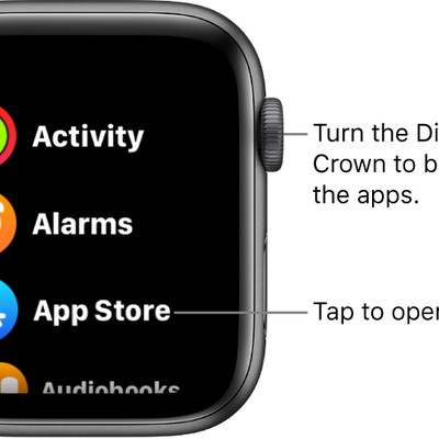 list view apple watch