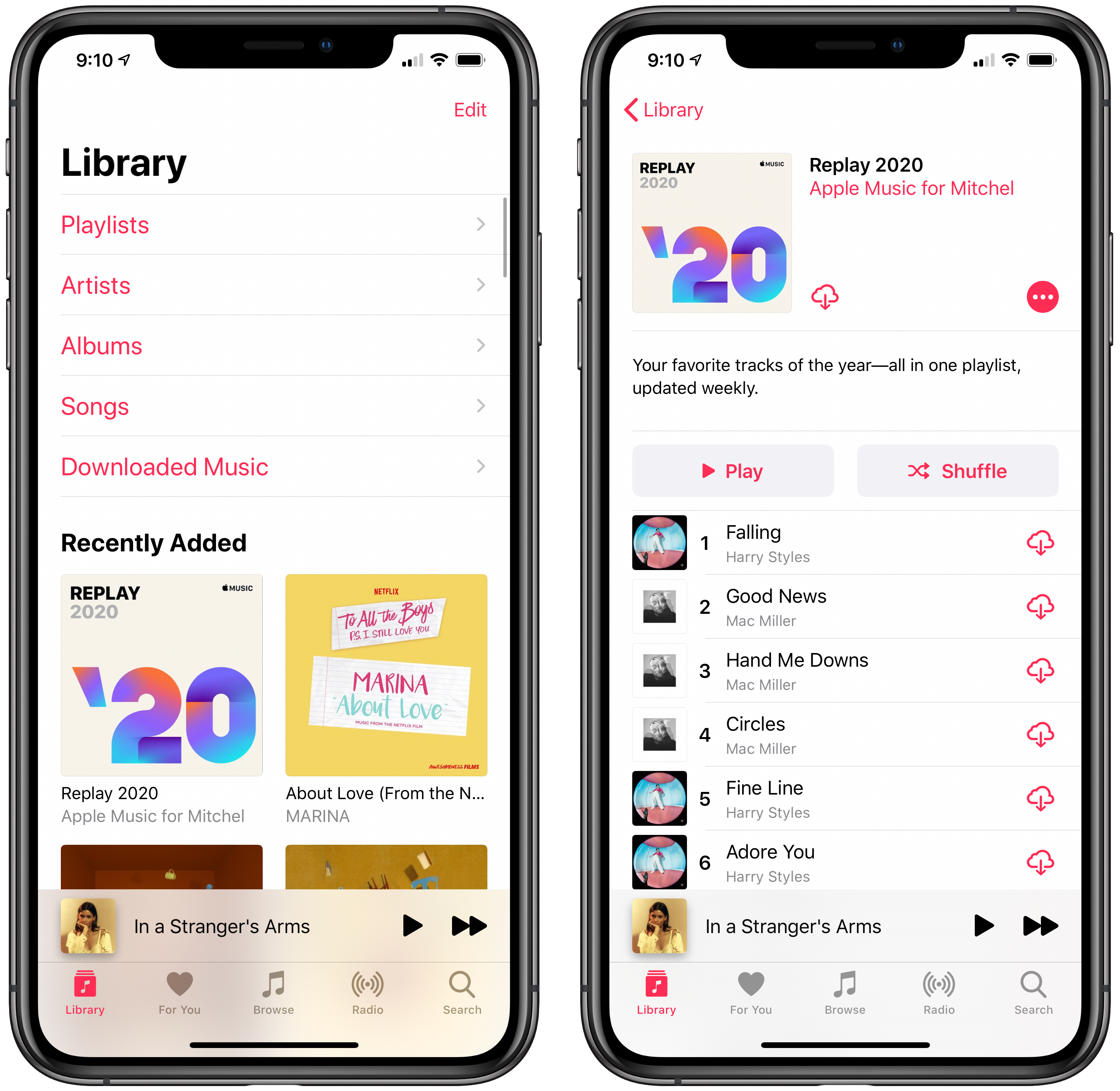 Apple Music Replay 2020 Playlist Now Available Will Update With Your Most Streamed Music Every Week Macrumors