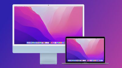 iMac 24 inci dan MacBook Monterey