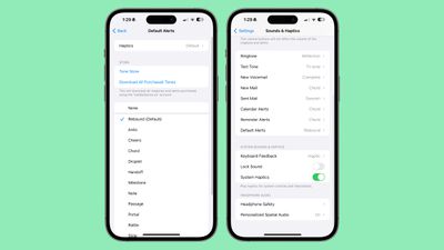 iOS 17.2 Beta گزینه ای برای تغییر صدای اعلان پیش فرض و Haptics اضافه می کند