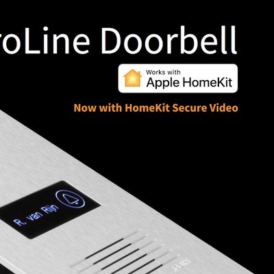 robin proline doorbell homekit secure video