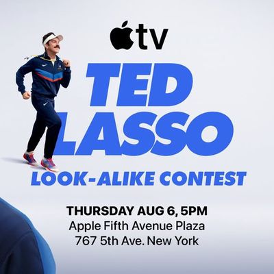apple ted lasso look alike