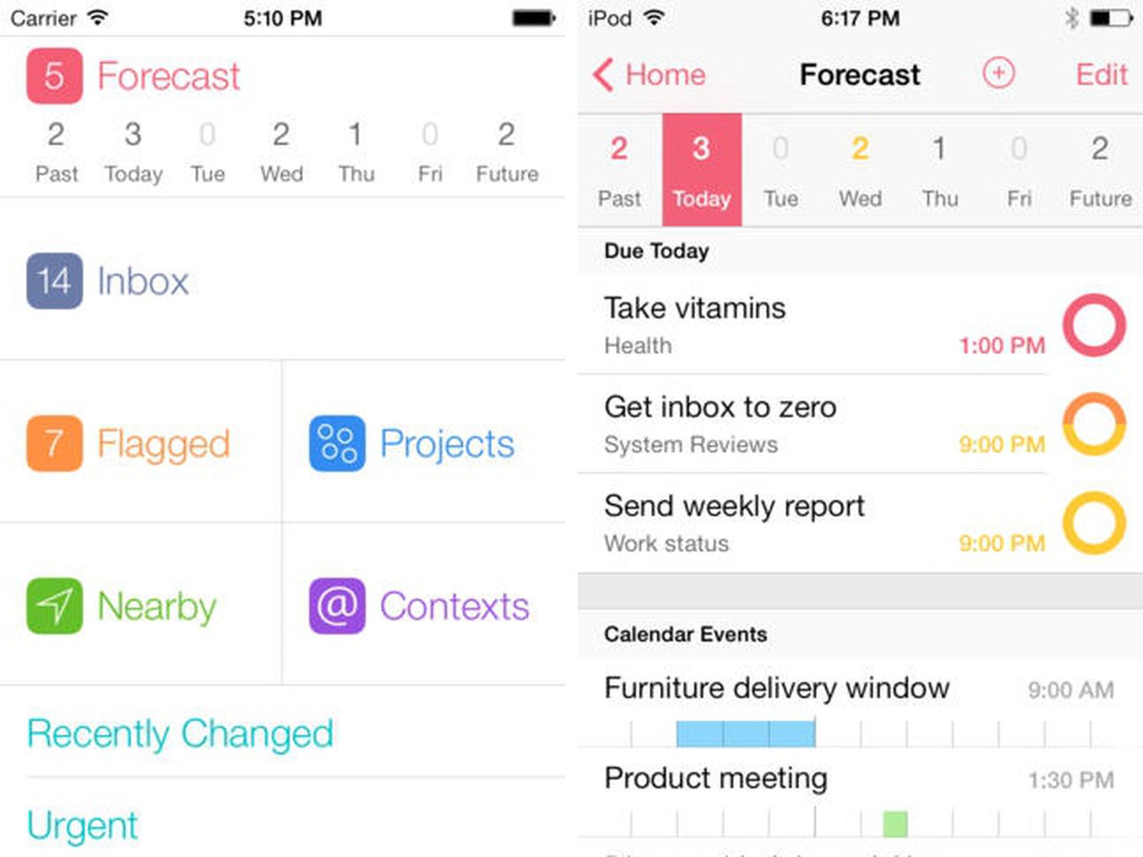 does google calendar for mac interface with omnifocus