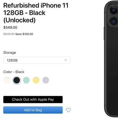 refurbished iphone 11