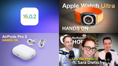Principales noticias: corrección de errores de iOS 16.0.2, Apple Watch Ultra, lanzamiento de AirPods Pro 2 y más