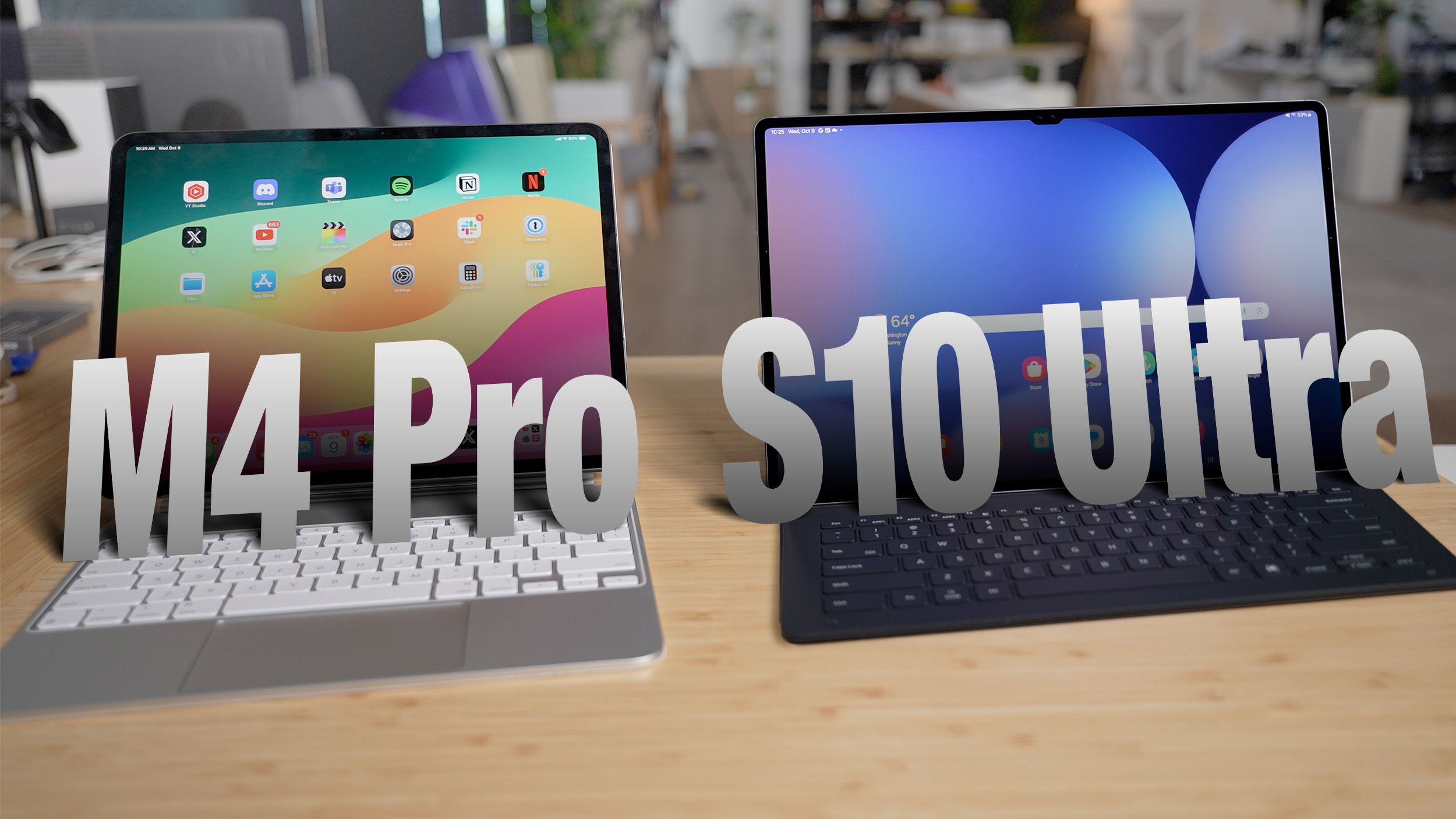 Apple M4 iPad Pro против Samsung Galaxy Tab S10 Ultra