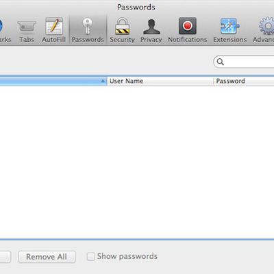 safari 5 2 password pane
