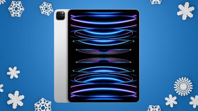 snowflakes on iPad Pro