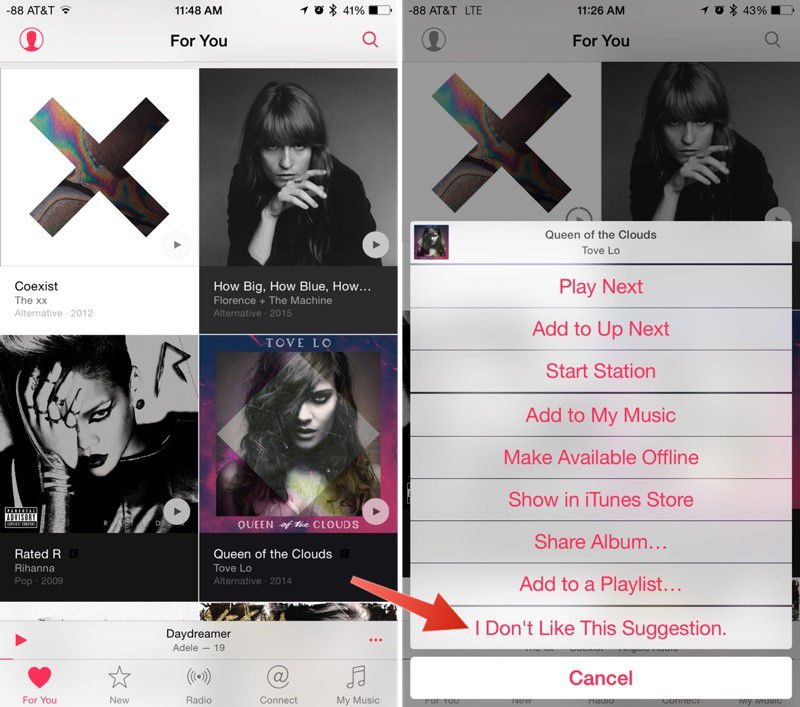 How Apple Music's Liking System Works To Customize 'for You 