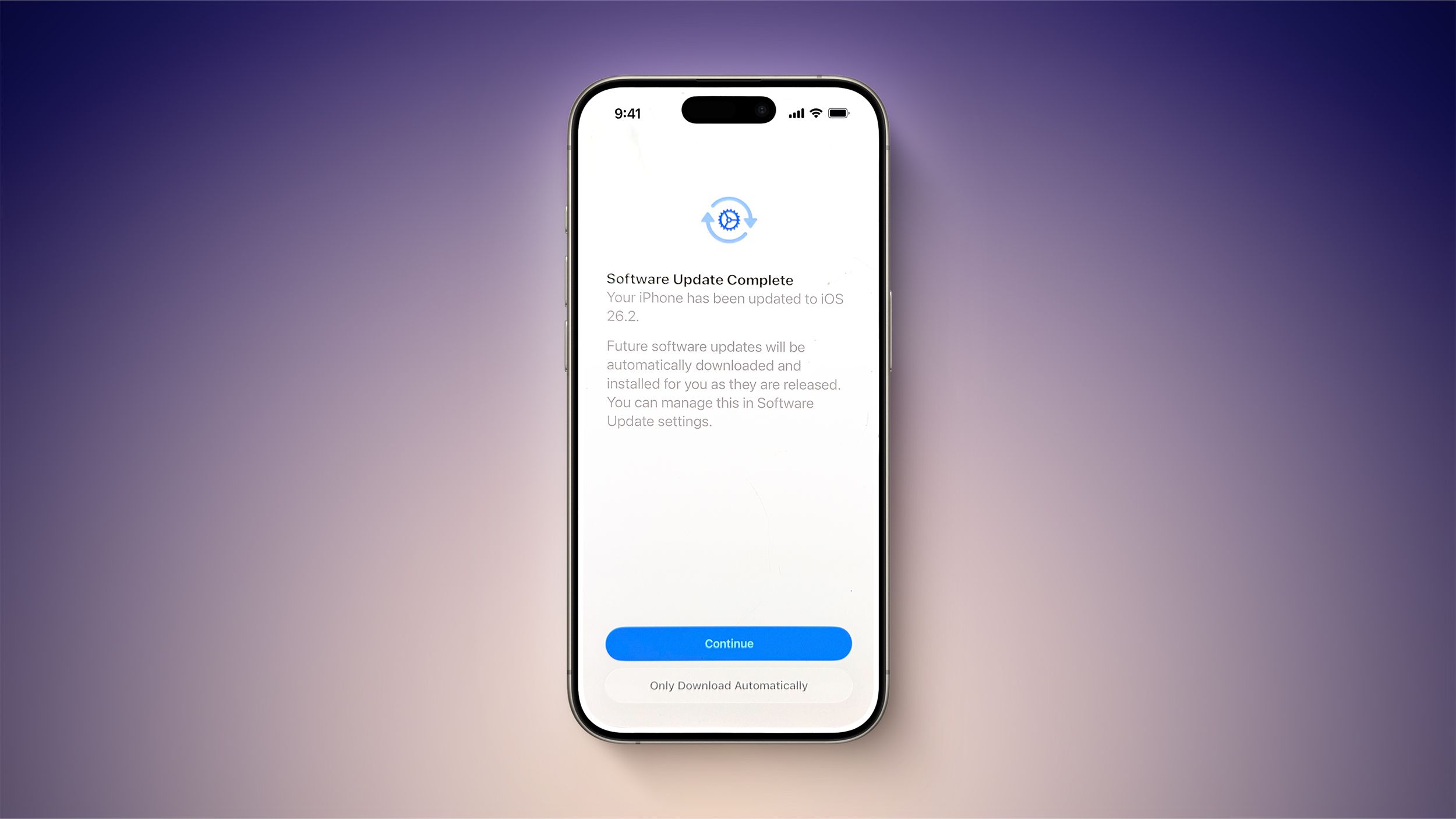 PSA: iOS 26.2 Turns on Automatic Software Updates for Some…