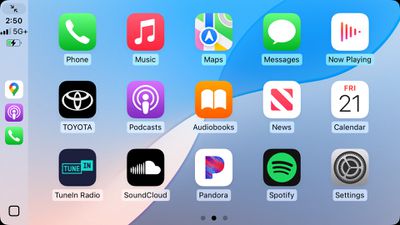 carplay view ios 18 4