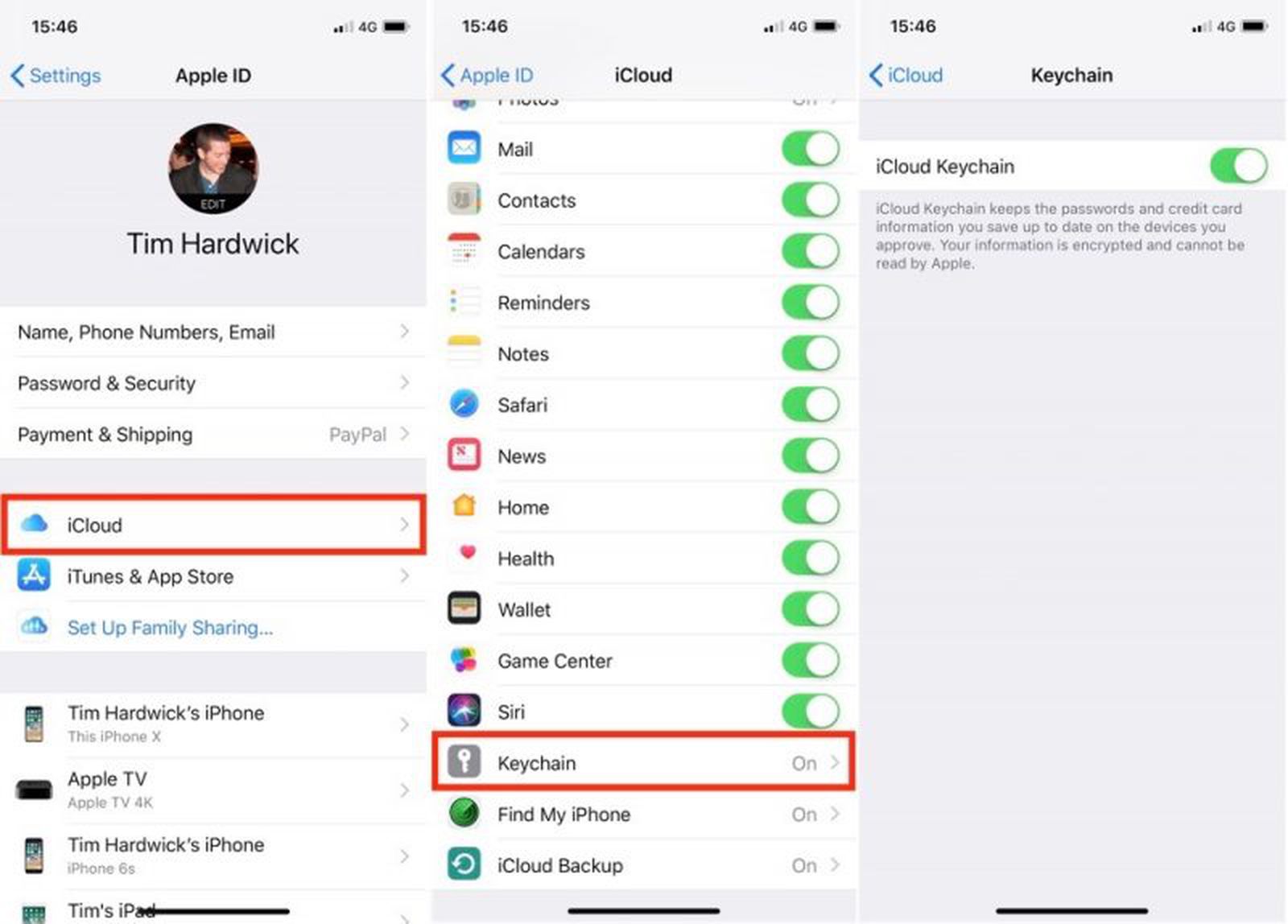 How to Use iCloud Keychain on Your iOS Devices MacRumors