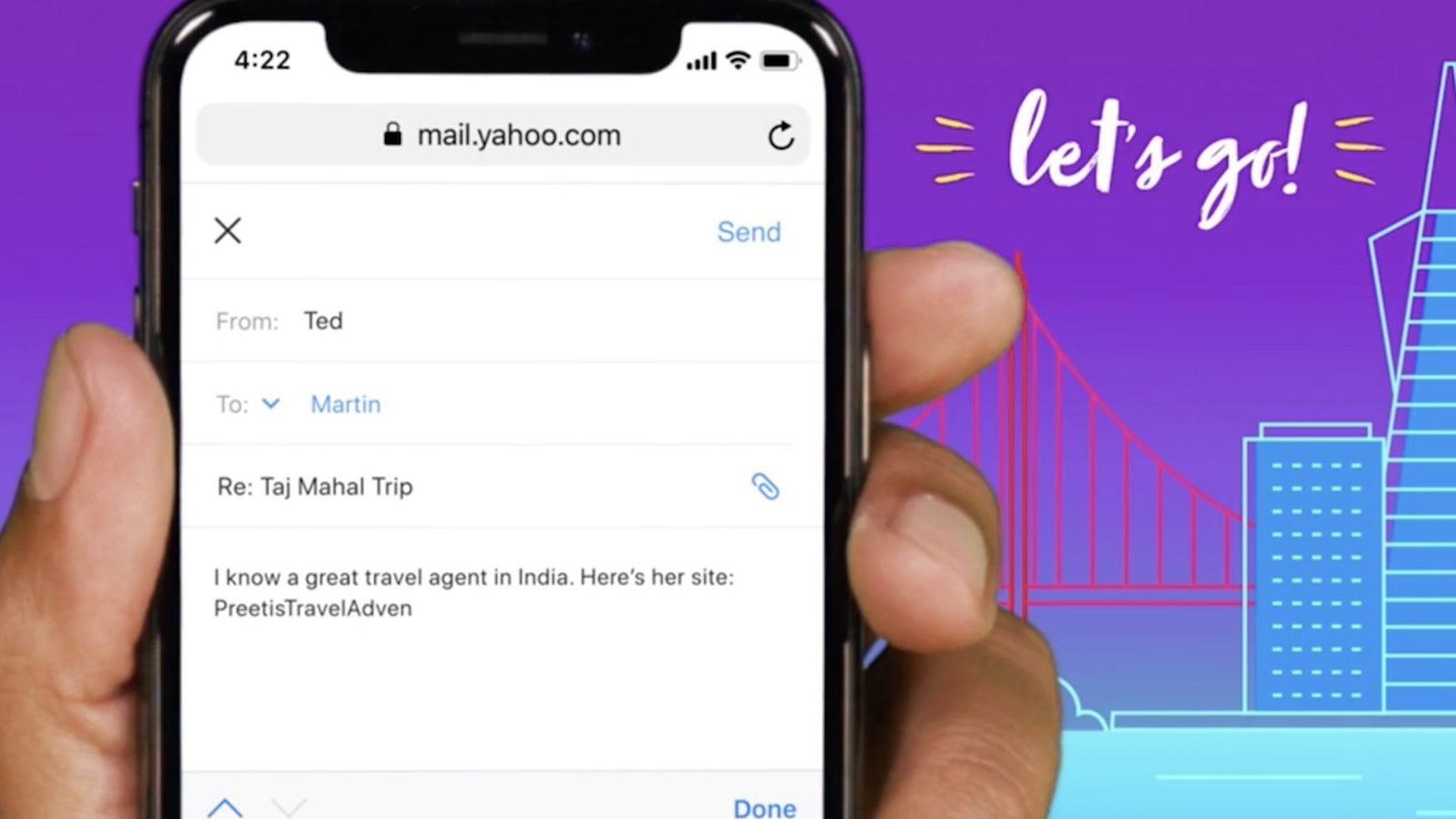 Overview of Yahoo Mail for iOS