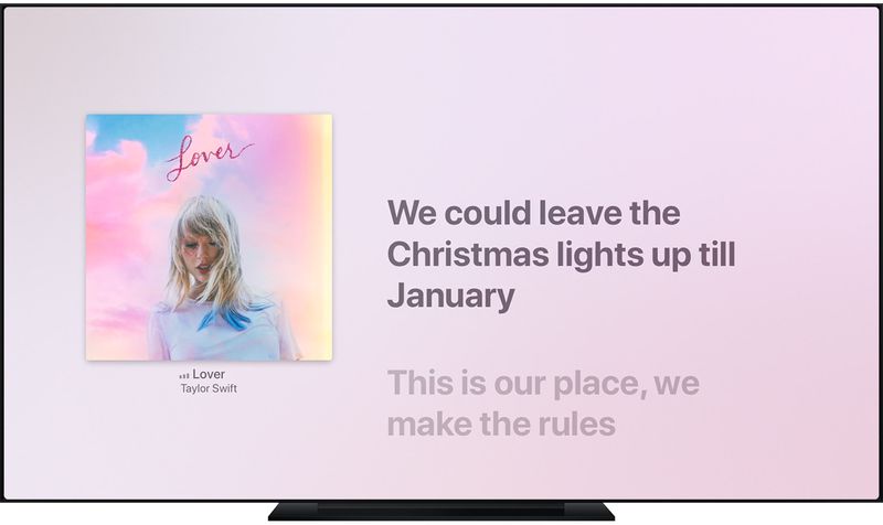 How To Enable Time-Synced Lyrics In Apple Music On Your Apple TV ...