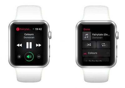 music player for apple watch