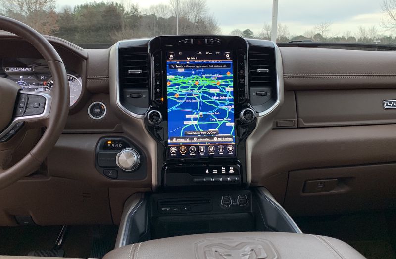 Ford F-150 Peek at the New 2021 F150 Lariat interior (digital gauges, 2 tone leather, huge screen, new shifter with stow option) {filename}
