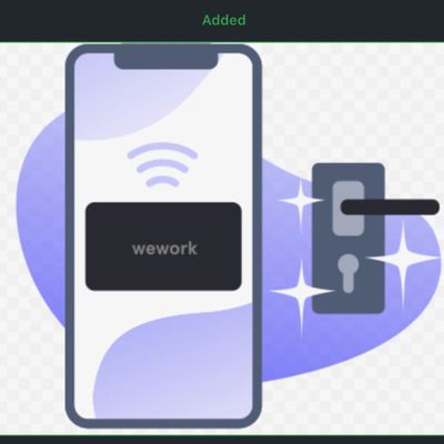 wework office key wallet support