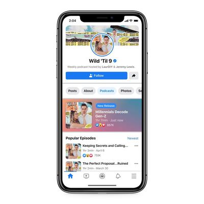 Podcasts Listening facebook