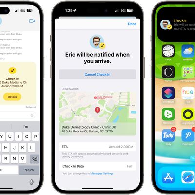 ios 17 messages check in messages