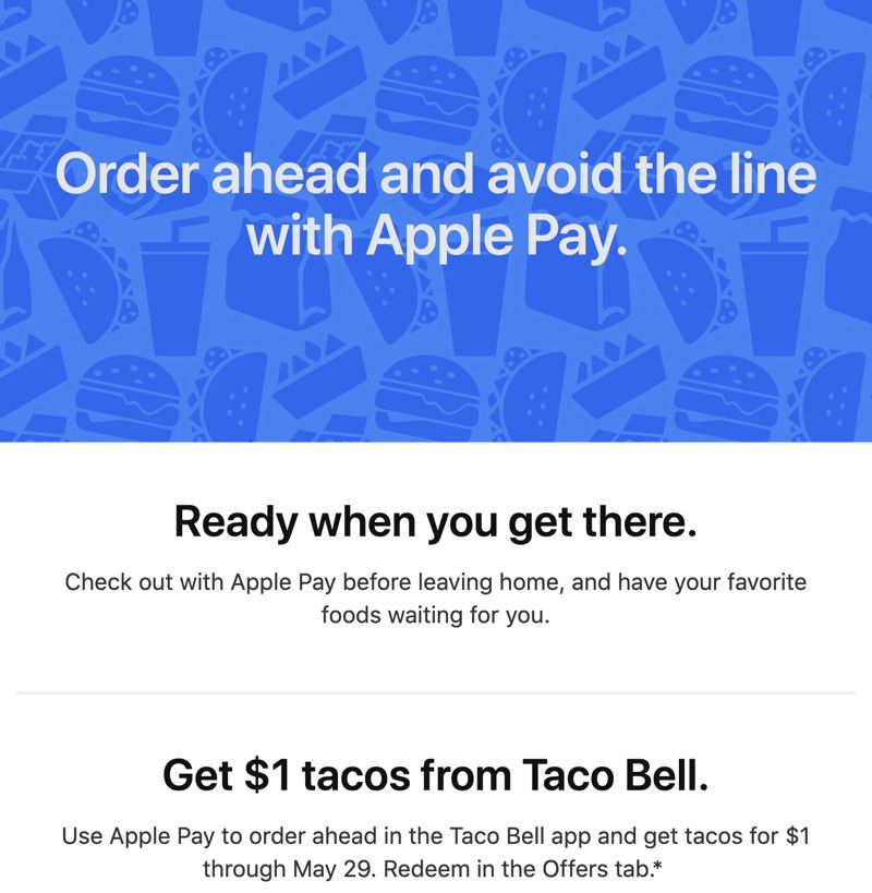 New U.S. Apple Pay Promo Offers 1 Tacos From Taco Bell MacRumors