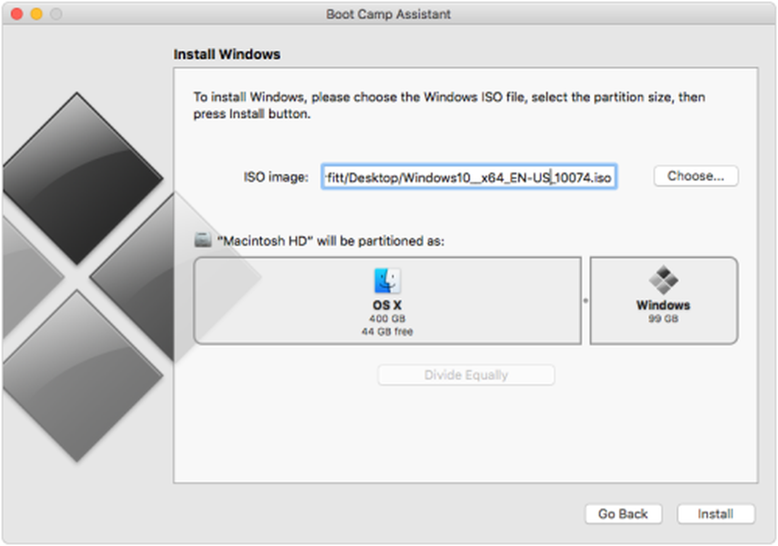 Os x el capitan usb installer windows