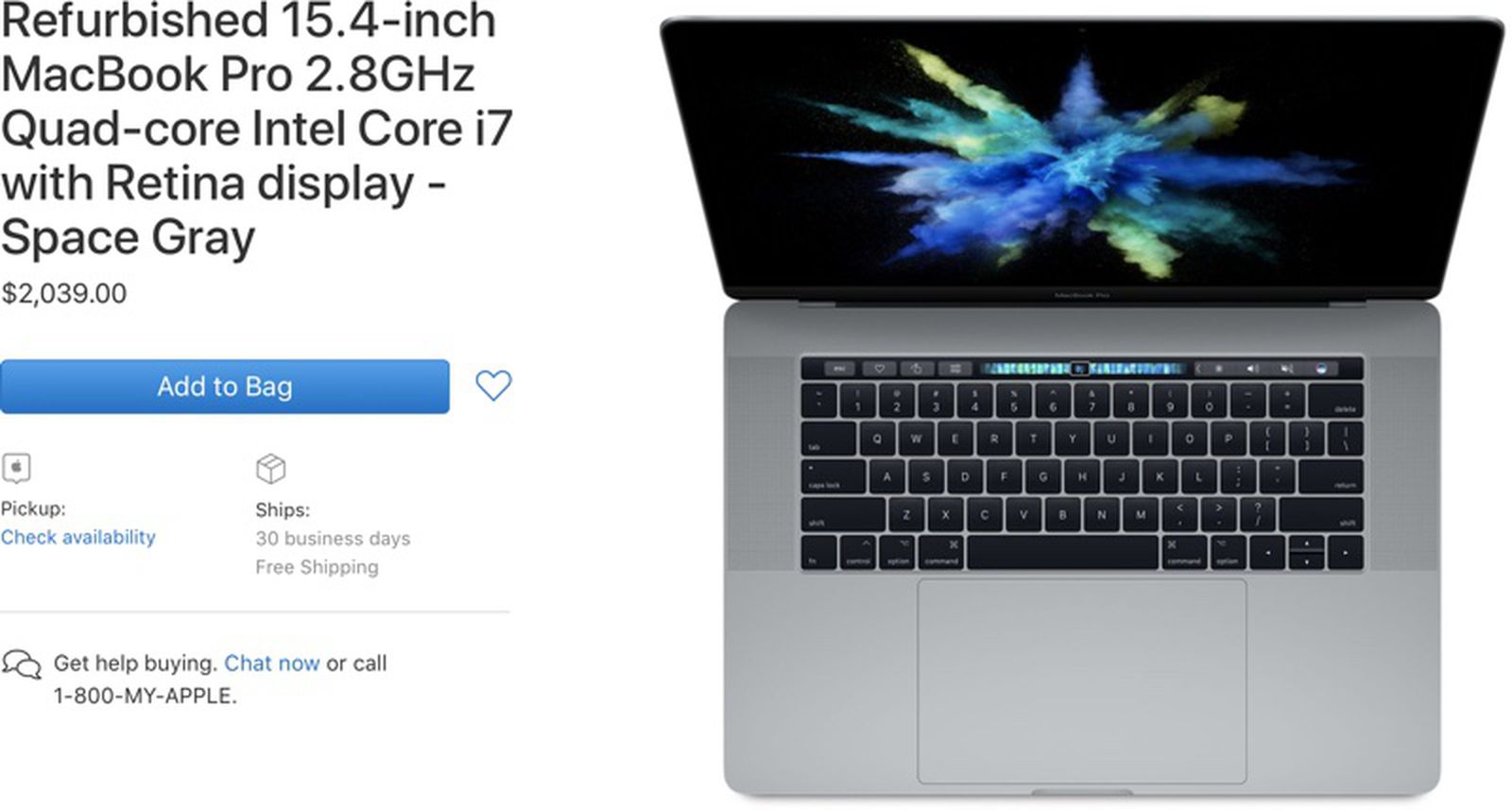 buying a refurbished macbook pro