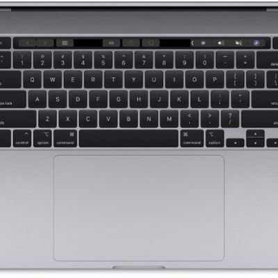 16 inch macbook pro top down