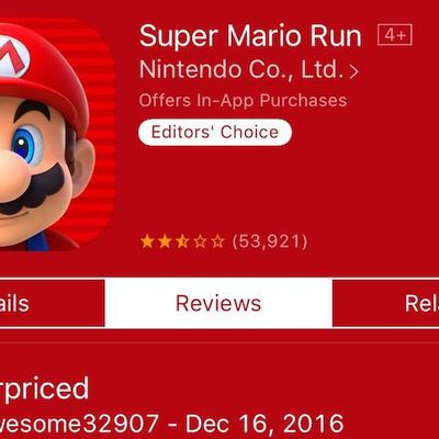 super mario run reviews