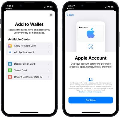 Wallet App Now Supports Apple Account Cards On Ios 15 5 Macrumors - Add Apple Gift Card To Wallet Ios 14