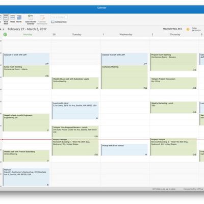 Outlook 2016 for Mac adds support for Google Calendar and Contacts 1