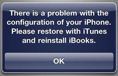 121133 ibooks jailbreak error