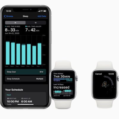 apple watch sleep tracking and hand washing