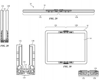 apple patent foldable device movable flaps 2