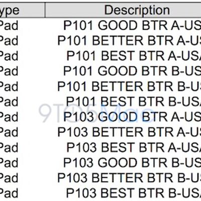 ipad 3 revised part numbers