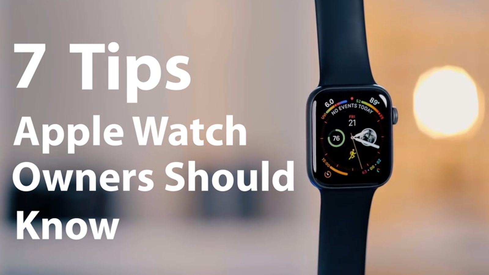 apple watch 5 tips