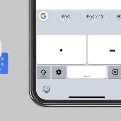Google Gboard morse code