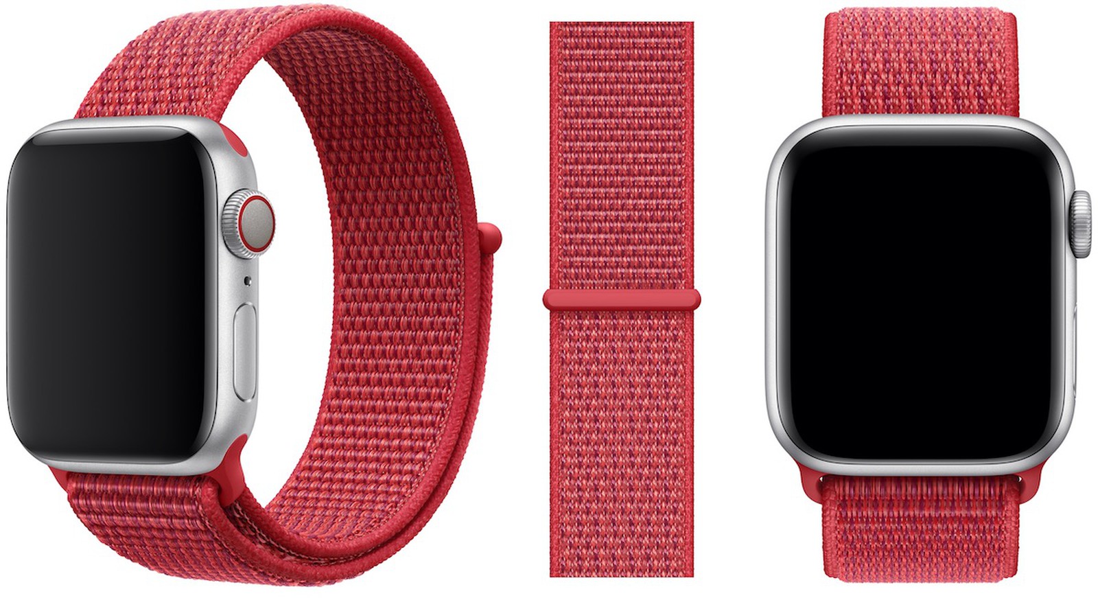 red sport loop apple watch