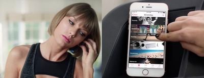 Taylor Swift apple music ad