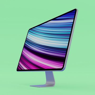2020 iMac Mockup Feature teal