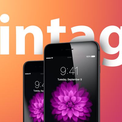 a iphone 6 plus ad vintage