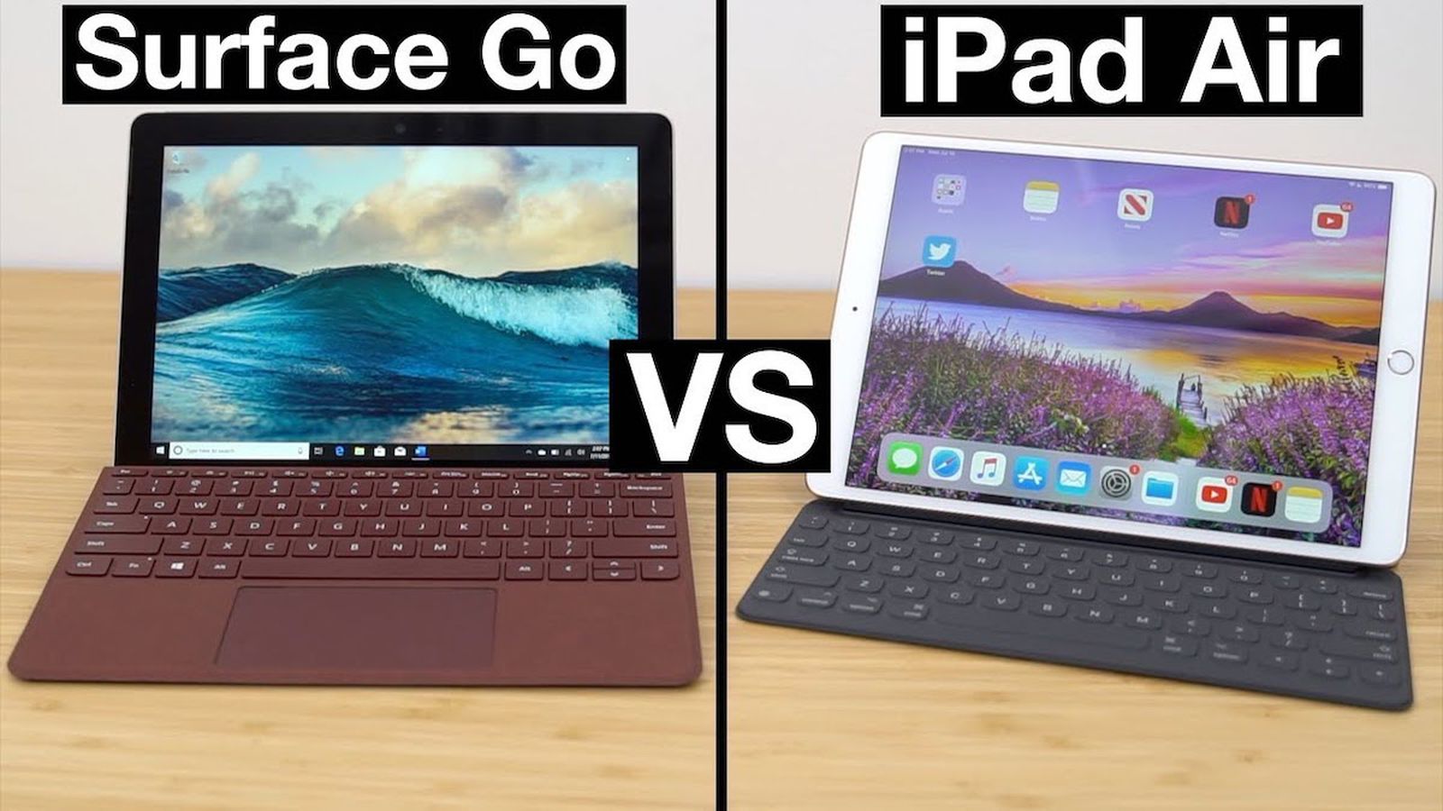 iPad Air vs. Microsoft's Surface Go: Which Is a Better Laptop 