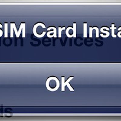 no sim card installed