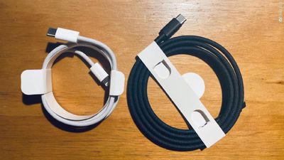 New Images of Rumored 'iPhone 12' Braided Lightning to USB-C Cable Emerge  [Update: Black Cable Likely From Mac Pro or Future iMac Pro] - MacRumors