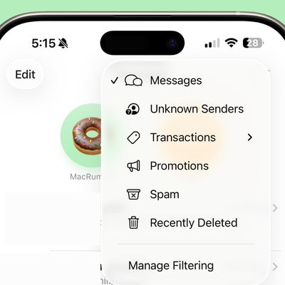 ios 26 messages filtering