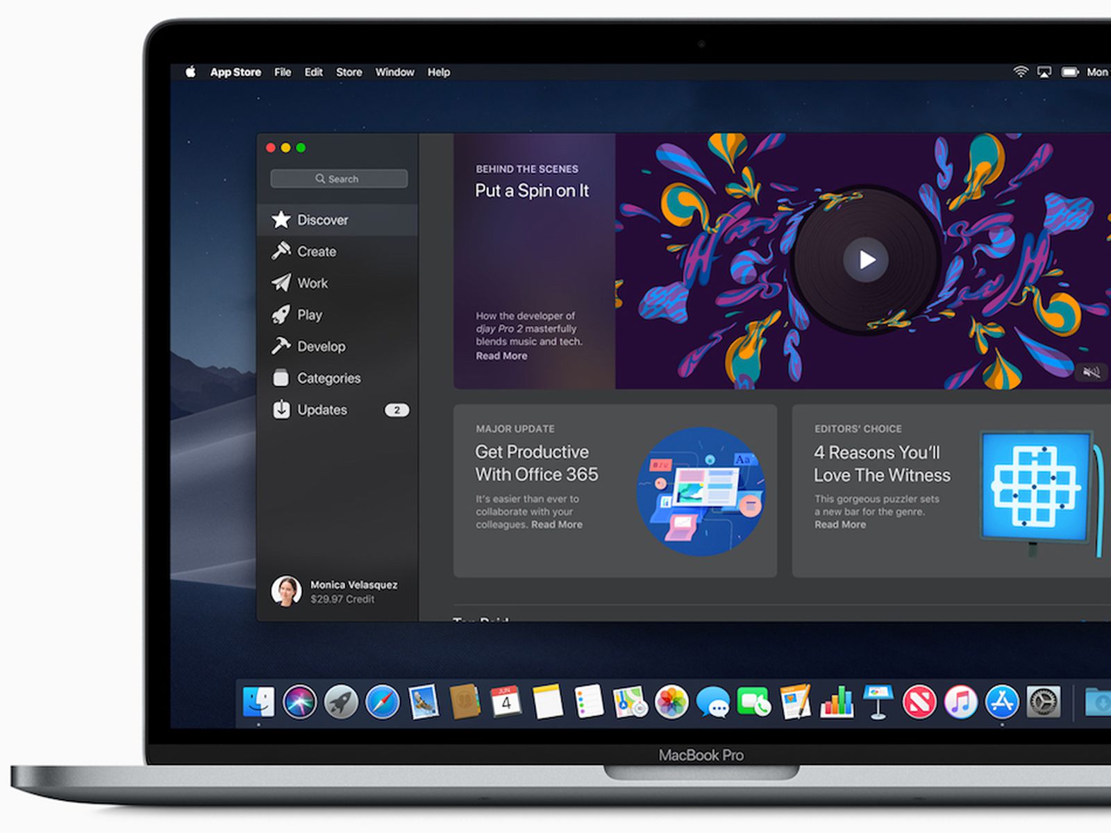 Hands On With Macos 10 14 Mojave Dark Mode Revamped Mac App Store Desktop Stacks And More Macrumors