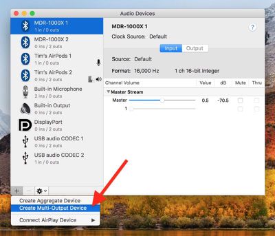 how to share mac audio between two pairs bluetooth headphones02