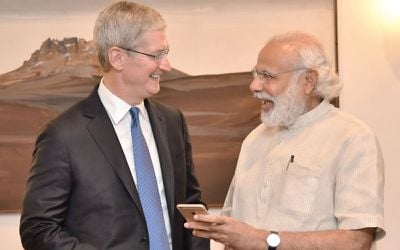 tim cook pm modi India