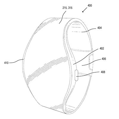 apple watch wrap around display patent design